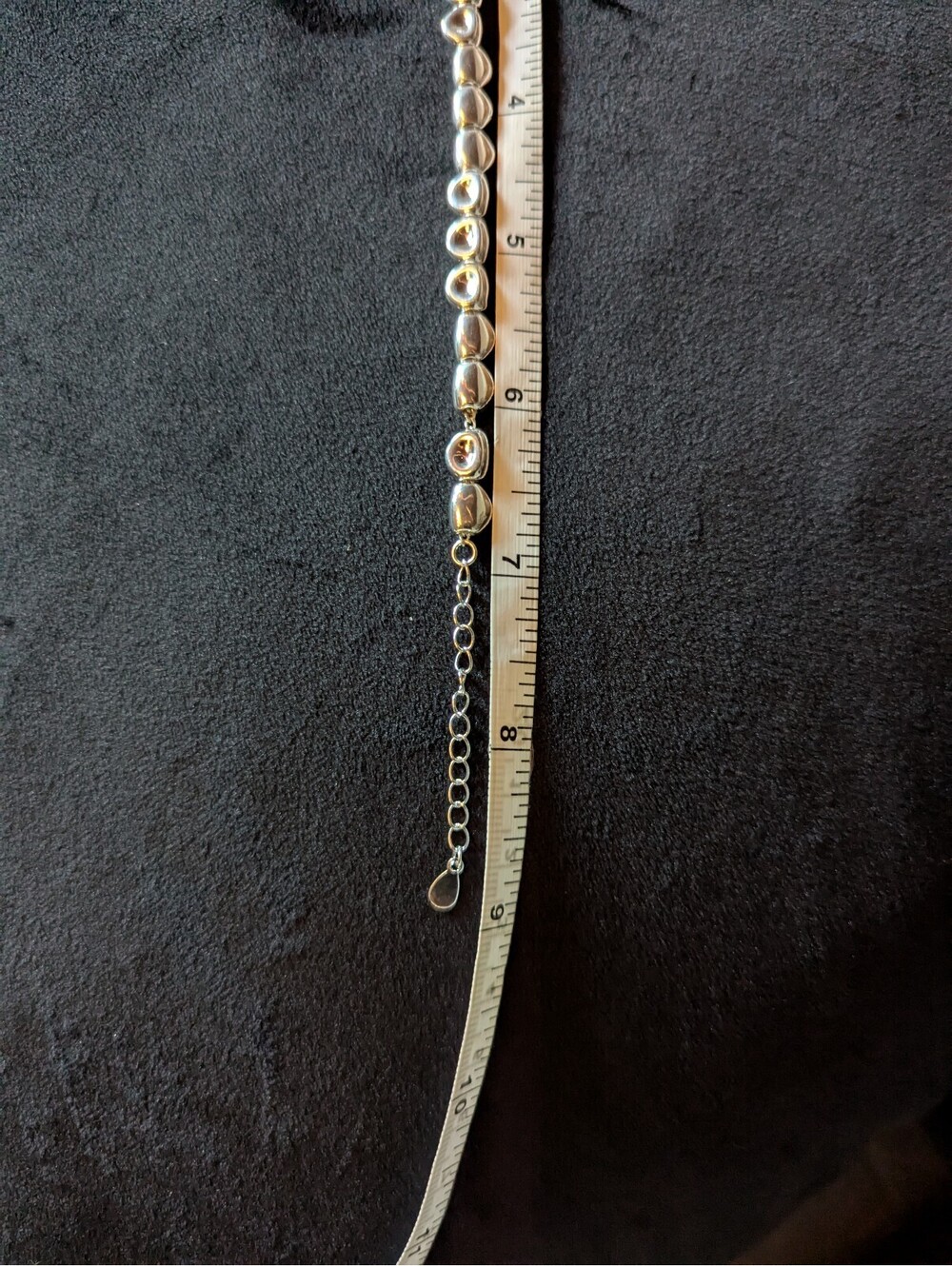 Sterling Silver 925 Bracelet Beaded Minimalist Luxury Preppy - Picture 6 of 6